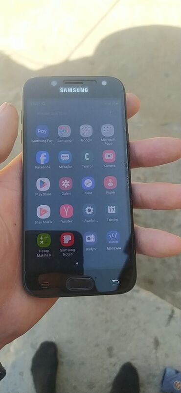 j5 2017 ekranin qiymeti: Samsung Galaxy J5, rəng - Qara, Sensor