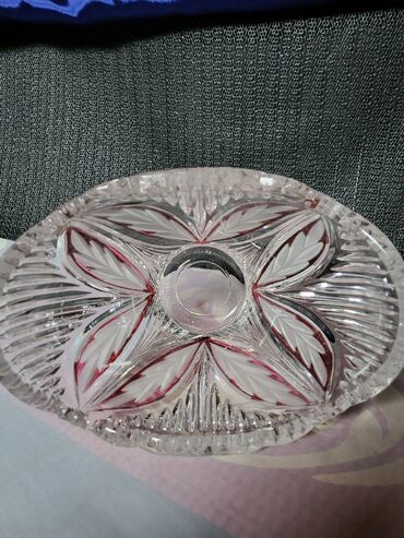 Činije: Bombinijera iz 70ih kristal,led kristal,matirani delovi,rucni rad Anna — 9