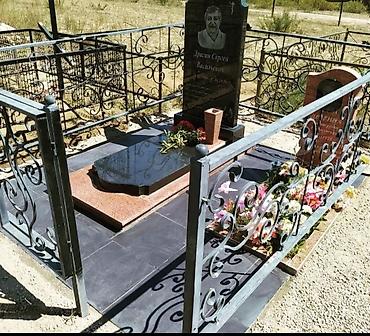 Ритуальные услуги: Изготовление крестов, Чистка могил, Уход за могилами | Мозаика, Габбро, Травертин | Установка, Оформление — 7