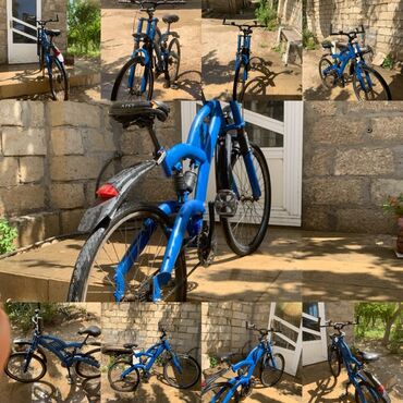 sədərək velosiped satışı 2021: Mavi rəngli dağ velosipedi, müxtəlif ərazilərdə rahat sürmə təmin edən