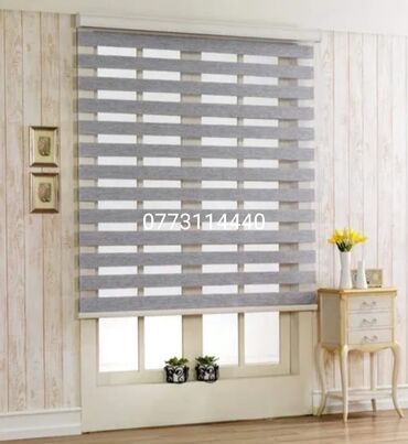 Jalüzlər: Zebra jalüz pərdə - İki qatlı zebra sistemi: şəffaf və sıx zolaqlar — 15