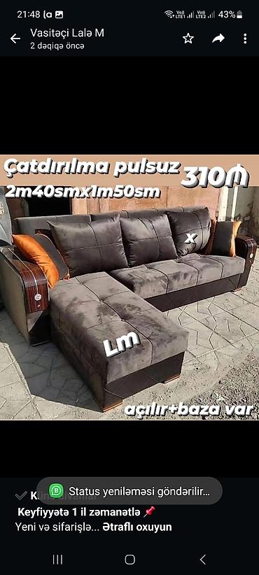 Künc divan lalafo.az -da Künc divan