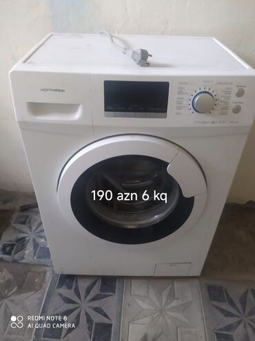Paltaryuyan maşınlar: Paltaryuyan maşın Hoffmann, 6 kq, Avtomat, Qurutmasız, Kredit yoxdur