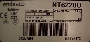 kondisoner kompressoru: NT 6220U Kompressoru Heç işlənməyib. Əla vəziyyətdədir.Alıcı ilə — 3