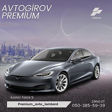 Xidmət: Avtogirov – Premium • Avtomobil təminatı ilə nağd vəsait əldə