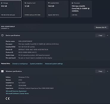 sazz modem satisi: Güclü gaming kompüteri Komponentlər: - Ana Processor: 11th Gen İntel — 7
