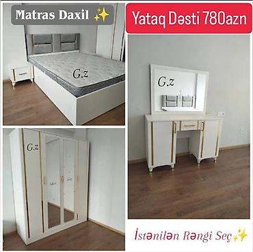 ucuz yataq: *Yataq Dəsti 💫780Azn* ✔️İstehsal Rusiya Laminat 18/lik qalınlıqda — 1