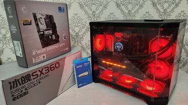 игровой компьютер в рассрочку: Компьютер, ядер - 16, ОЗУ 32 ГБ, Игровой, Новый, Intel Core i5, AMD Radeon RX 6800 XT, SSD