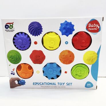 Игрушки: Мячики для малышей в комплекте игрушки. Новые резиновые игрушки для