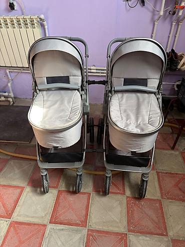 Kidilo firmasının uşaq arabası satılır.Ekiz uşaq üçün istifadə