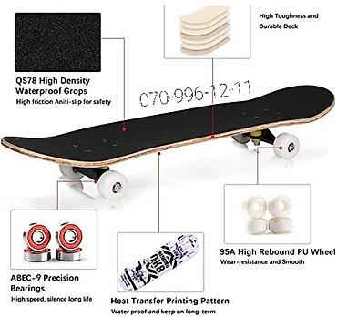 İdman və istirahət: Skeytbord 🆕️ Skateboard Skeyt Professional Skateboard Hinono ok8 — 2
