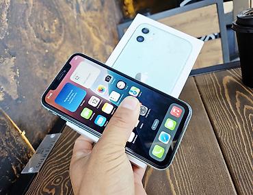 iphone 3s: IPhone 11, Б/у, 128 ГБ, Зеленый, Коробка, 100 % — 1