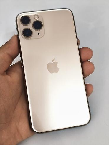 Уюлдук телефондор жана аксессуарлар: IPhone 11 Pro, Колдонулган, 256 ГБ, Алтын, Заряддоочу түзүлүш, Коргоочу айнек, Каптама, 100 % — 1