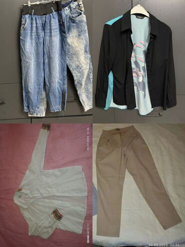 Qadın şalvarları: Şalvar, Abercrombie & Fitch, L, rəng - Qara — 10