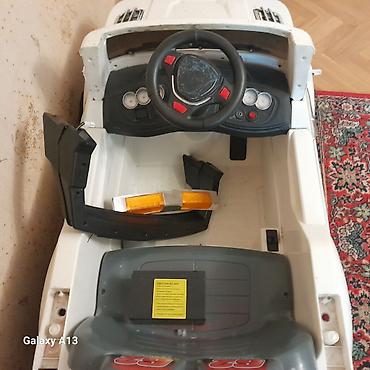 Детские электрокары: Uşaq üçün elektrikli maşın – ağ rəng, SUV üslubunda kuzov — 3