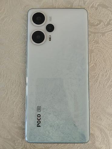 xiomi 15: Poco F5, Б/у, 256 ГБ, цвет - Белый, 2 SIM — 1
