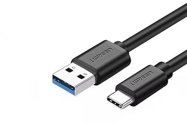зарядка usb: Кабель Ugreen 20880, длина 0,25 м, USB 3.0 — USB-C черный