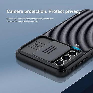 Maske i futrole za telefone: Maska Nillkin CamShield Pro za Samsung G990 Galaxy S21 FE plava. Uz — 7