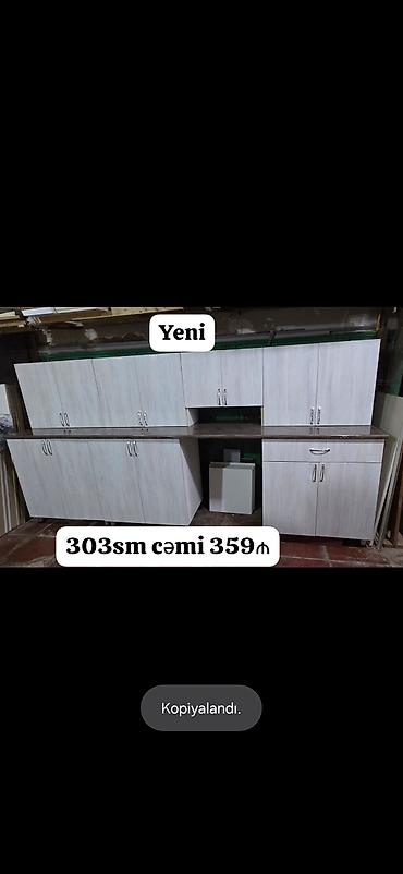 *YENİ Metbex mebeli SATILIR*‼️ Hazır əldədir Qiymet 359 manat Olcusu