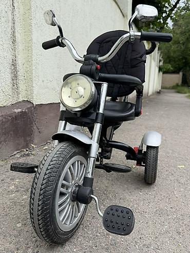 Детские велосипеды: Детский трехколесный велосипед-каталка с родительской ручкой - Формат — 9