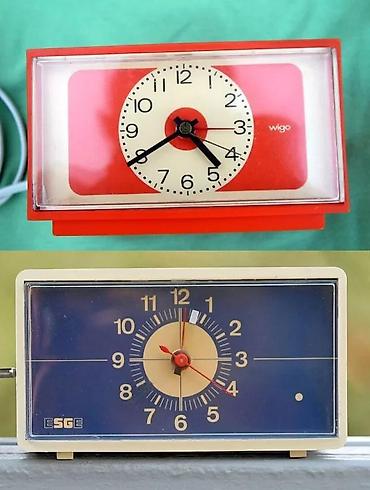 Satovi za kuću: KOLEKCIONARSKI -Dizajnerski sat/ Vtg budilnik WIGO i ESGE — 9