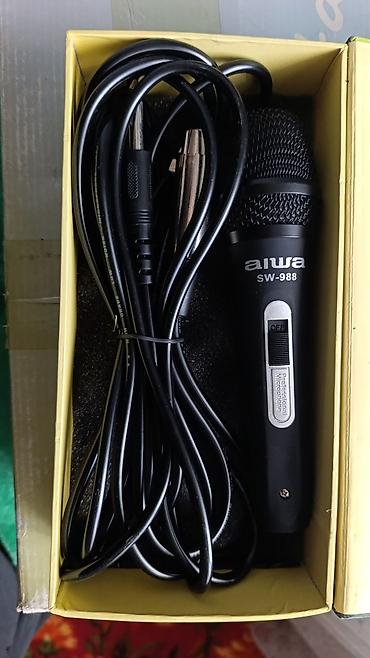 led свет: Проводной микрофон Aiwa SW-988 - Тип: динамический, ручной - Подходит — 1