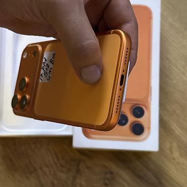 iphone 2 sim: IPhone 17 Pro Max, Б/у, 512 ГБ, Оранжевый, Защитное стекло, Чехол, Кабель, 100 % — 5