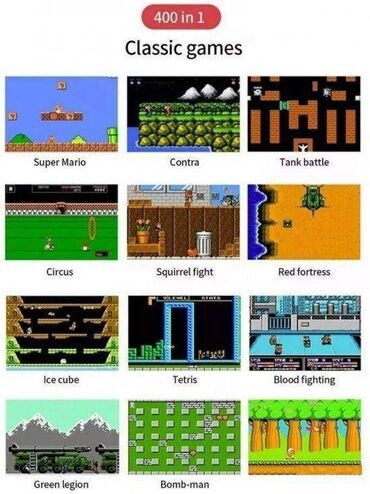 Ostale igre i konzole: Sup Game Box 400 in 1 Ovo je retro ručna igracka konzola u boji — 3