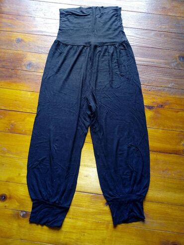 bele pantalone ženske: S (EU 36), Regular rise, Palazzo