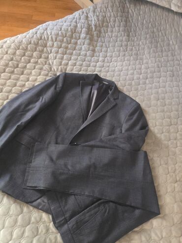 göy rəngli kişi cemperləri: Graziani kişi kostyumu – Slim Fit Əla vəziyyətdə - Brend: Graziani