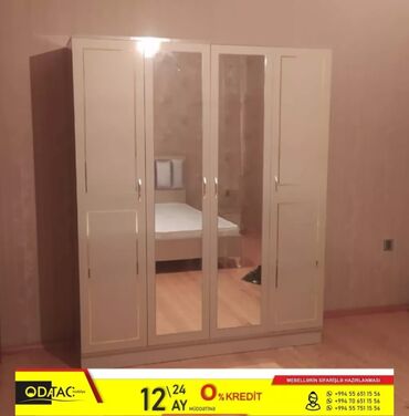 Dolablar: Yeni, Açılan, 4 qapılı Düz dolab, Dolab-asılqan, Rusiya — 11