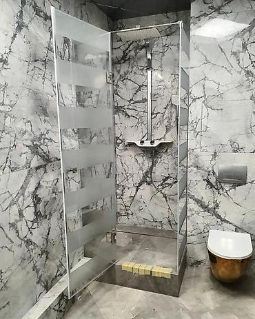 Душевые перегородки и ограждения: Душевые перегородки из стекла на заказ | Душевые кабины | Бишкек — 4