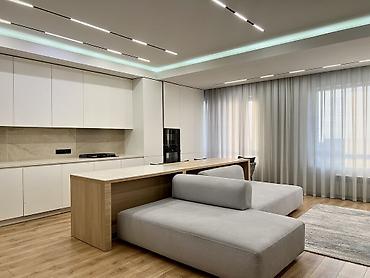 жк керемет резиденс: 3 комнаты, 108 м², 7 мкр Элитка, 12 этаж, Дизайнерский ремонт — 1