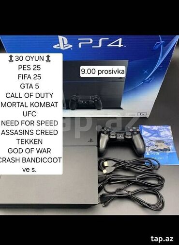 PS4 (Sony Playstation 4): Playstation 4 9.00 versiya modeller Ela vəziyyətdə PROSIVKA