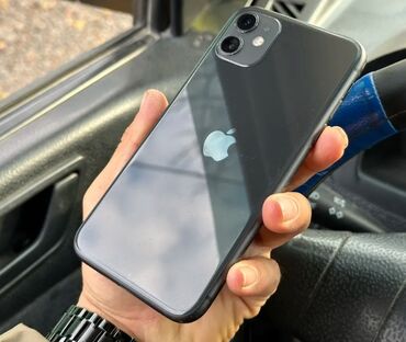 магнитола андроид: IPhone 11, Колдонулган, 64 ГБ, Black Titanium, Заряддоочу түзүлүш, Коргоочу айнек, Каптама, 89 %
