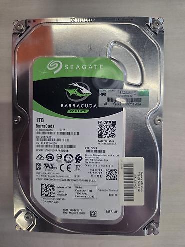 ide hard disk: Daxili Sərt disk (HDD) 1 TB, 7200 RPM, 3.5", İşlənmiş — 3