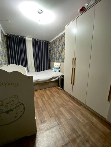 1 комнатная квартира бишкек продажа: 2 бөлмө, 53 кв. м, 104-серия, 3 кабат, Евроремонт