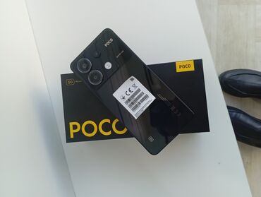 Poco: Poco X6, 256 GB, rəng - Göy, Düyməli, Barmaq izi, Face ID