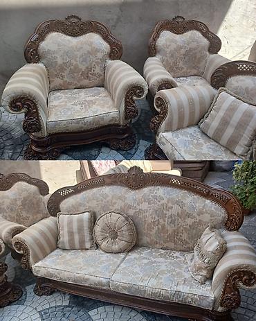 İşlənmiş, Divan, 2 kreslo lalafo.az -da İşlənmiş, Divan, 2 kreslo