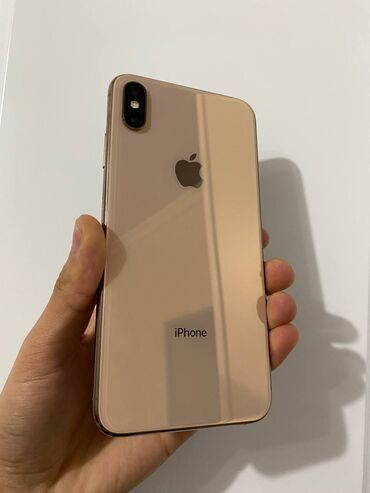 тилифон: IPhone Xs Max, Скидка 10%, Б/у, 64 ГБ, Золотой, Чехол, 78 %