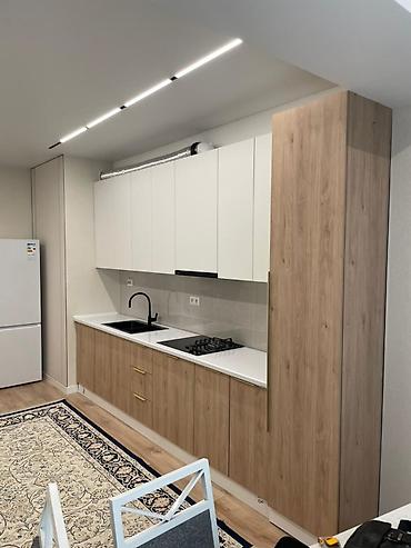 silver kitchen: Кухонный набор на заказ, МДФ, По договорённости, Дизайн, проект — 3