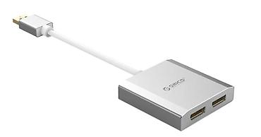 komputer işi: ⚡ ORICO XD-DF2DP4-SV-BP – DisplayPort → Dual DisplayPort Konvertor — 3