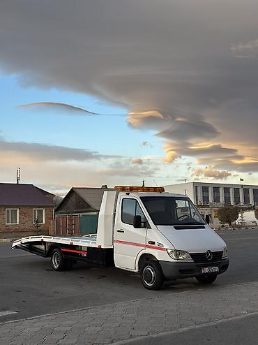 sprinter rex: Эвакуатор, Mercedes-Benz, 2002 г., Ломаная — 2