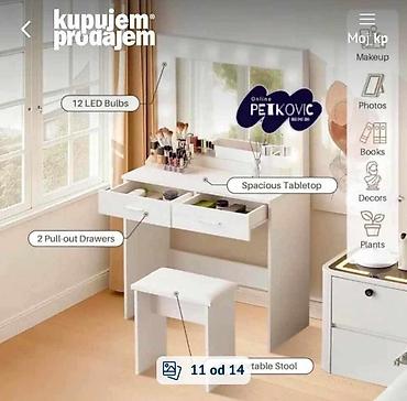 komode oglasi: Toaletni stolovi su napravljeni od masivnog laminiranog ivera sa — 3