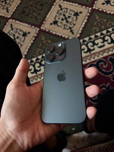 IPhone 15 Pro, Б/у, 128 ГБ, Black Titanium, 87 %