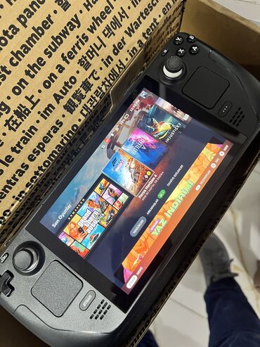 Mətbəx texnikası: Steam deck 750GB Tam seliqeli Karopka + Canta+ arginal adapdiri