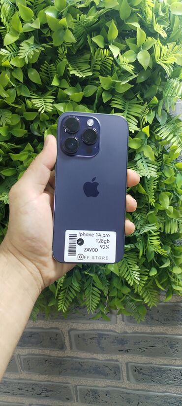 Apple iPhone: IPhone 14 Pro, 128 GB, Deep Purple, Face ID