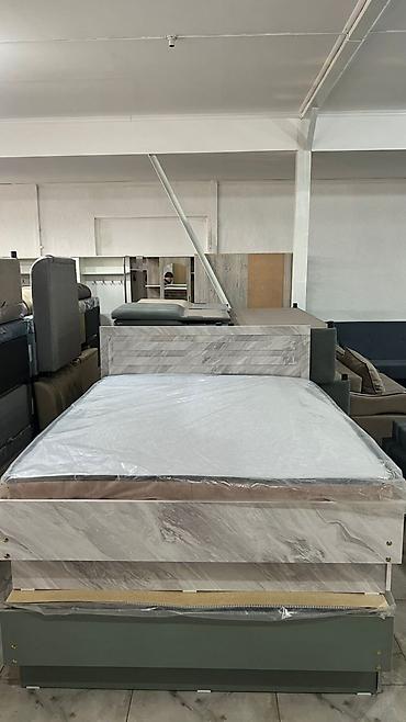 Двуспальные кровати: Двуспальная кровать, Новый, С матрасом, длина - 200 см — 3