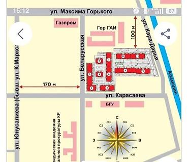 Батирлерди сатуу: 1 бөлмө, 48 м², 108-серия, 4 кабат, ПСО (өз алдынча бүтүрүү) — 4