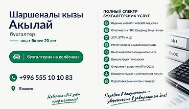 Бухгалтерские услуги | Ведение бухгалтерского учёта at lalafo.kg Бухгалтерские услуги | Ведение бухгалтерского учёта